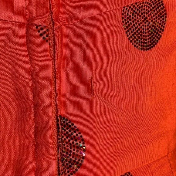 Vintage 40s Sty Val Sleeveless Shift Dress S Red - Picture 8 of 12